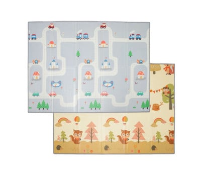 Alfombra Juegos Reversible Road/ Autumn