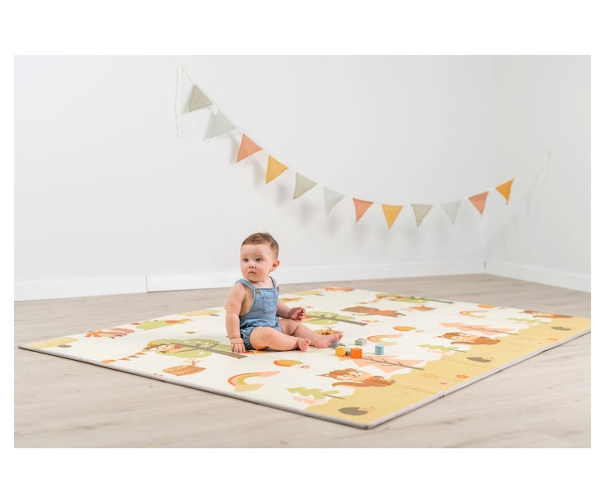 Alfombra Juegos Reversible Road/ Autumn
