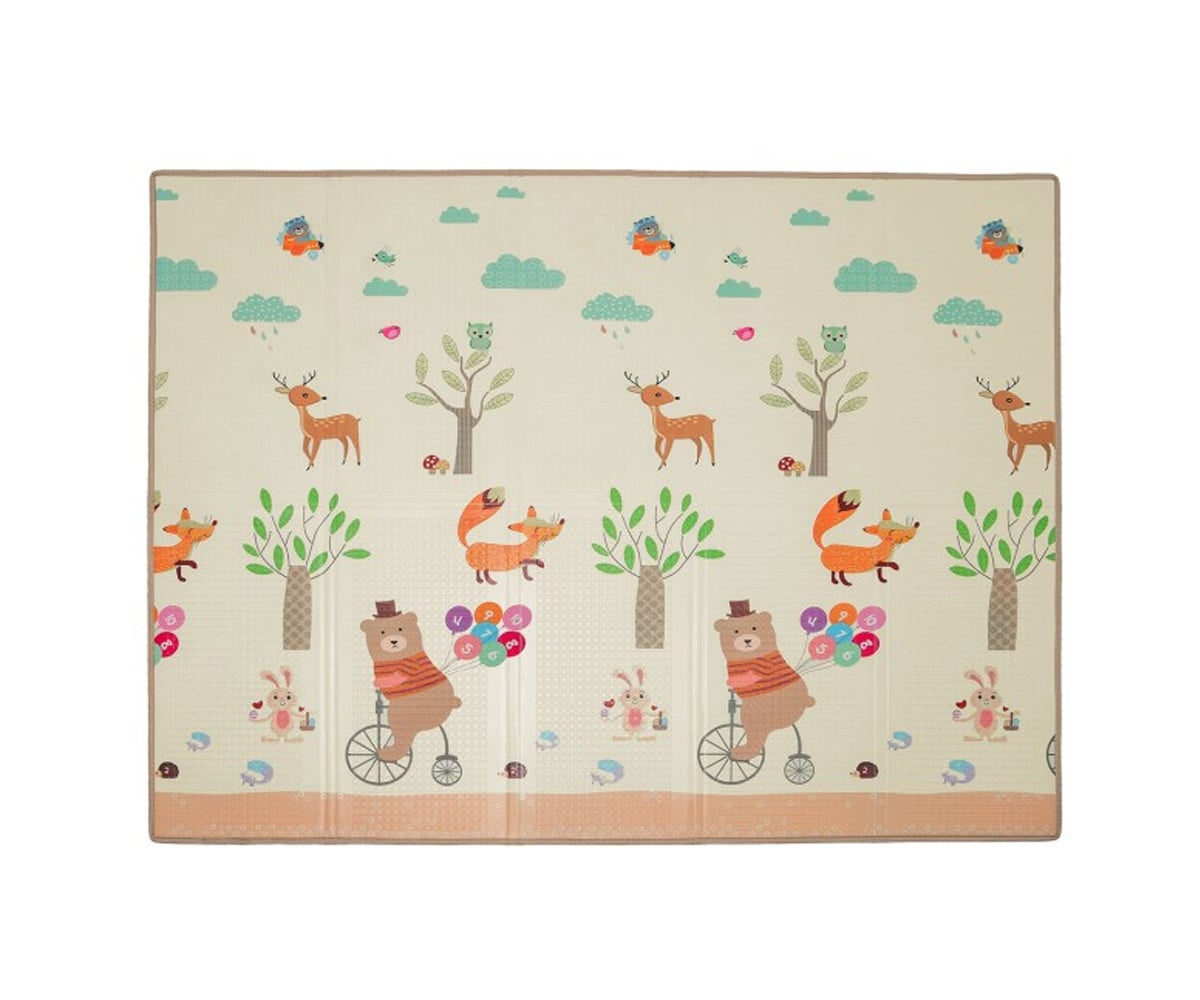 Alfombra Juegos Reversible Indian forest