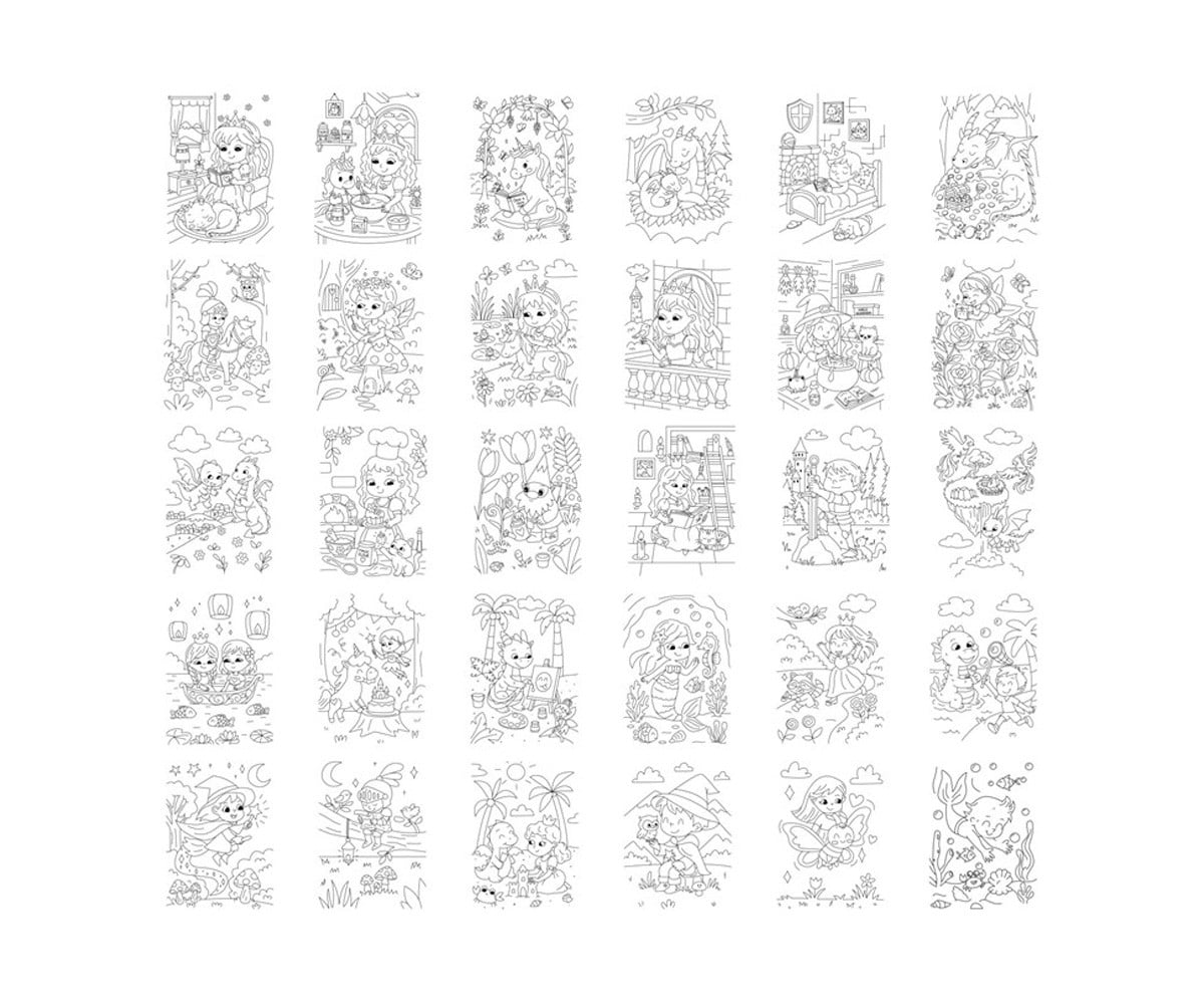 Plantillas Kidydraw Refill Once Upon a Time