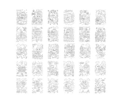 Plantillas Kidydraw Refill Once Upon a Time