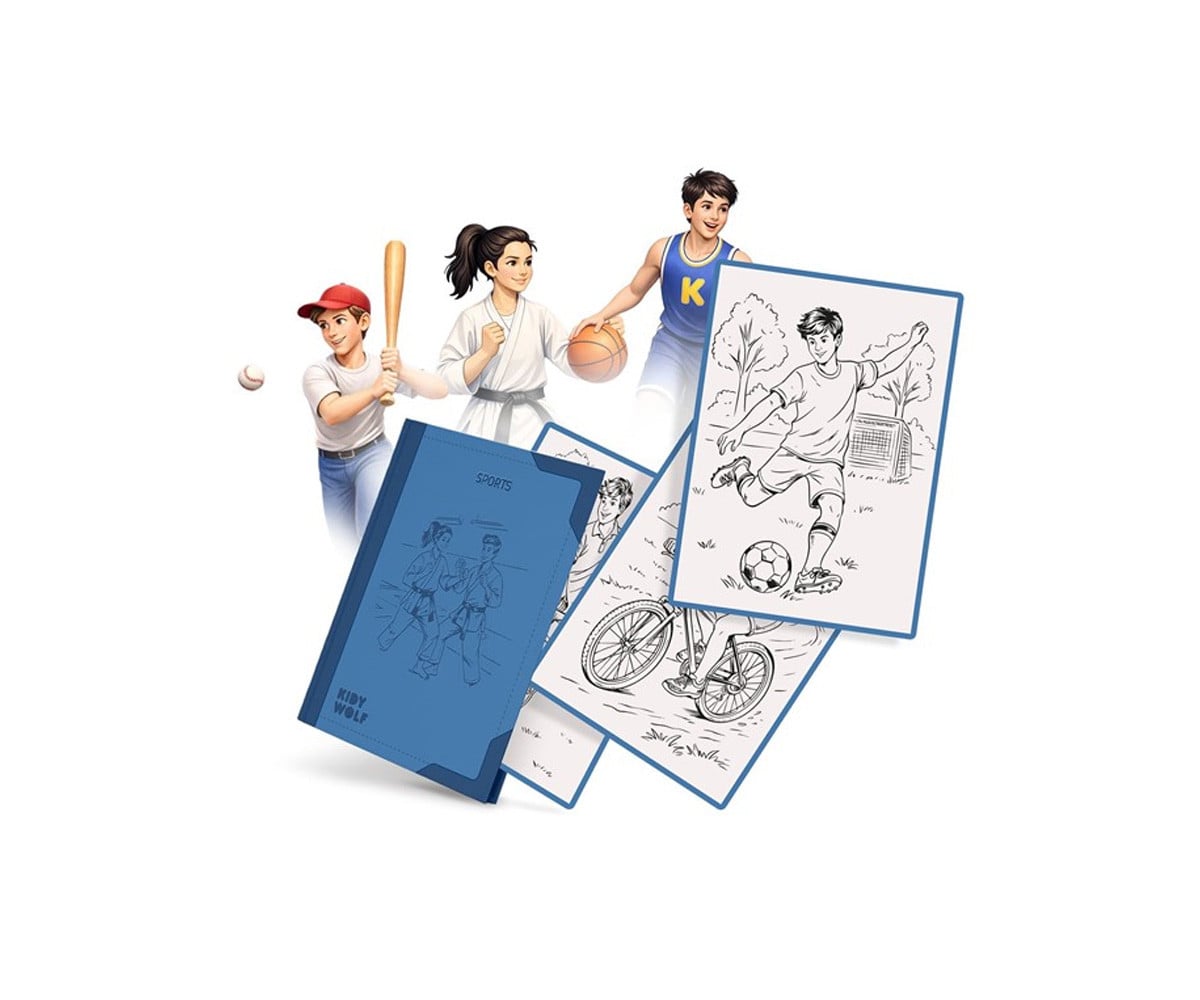 Plantillas Kidydraw Refill Sports
