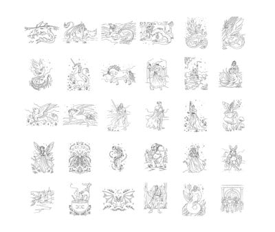 Plantillas Kidydraw Once Upon a Time Dragon