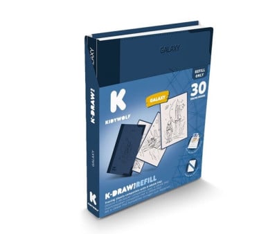 Plantillas Kidydraw Refill Galaxy