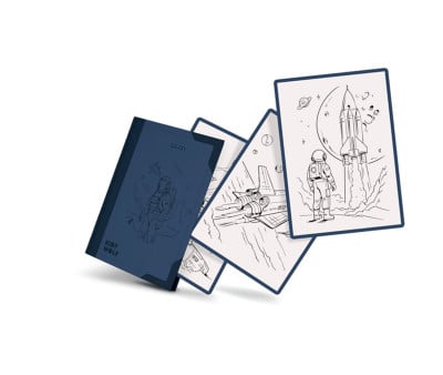 Plantillas Kidydraw Refill Galaxy