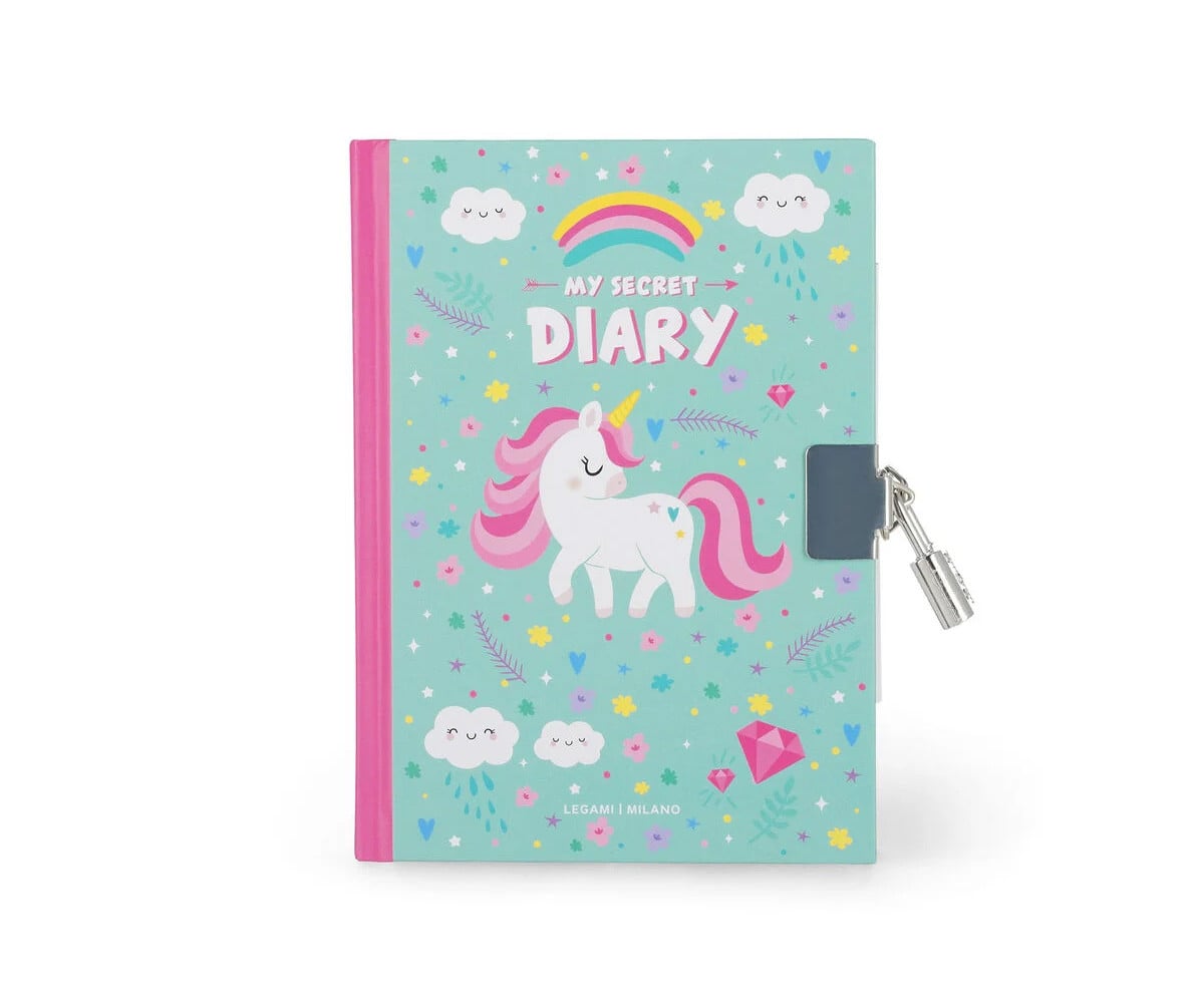 Diario Segreto con Lucchetto Unicorn