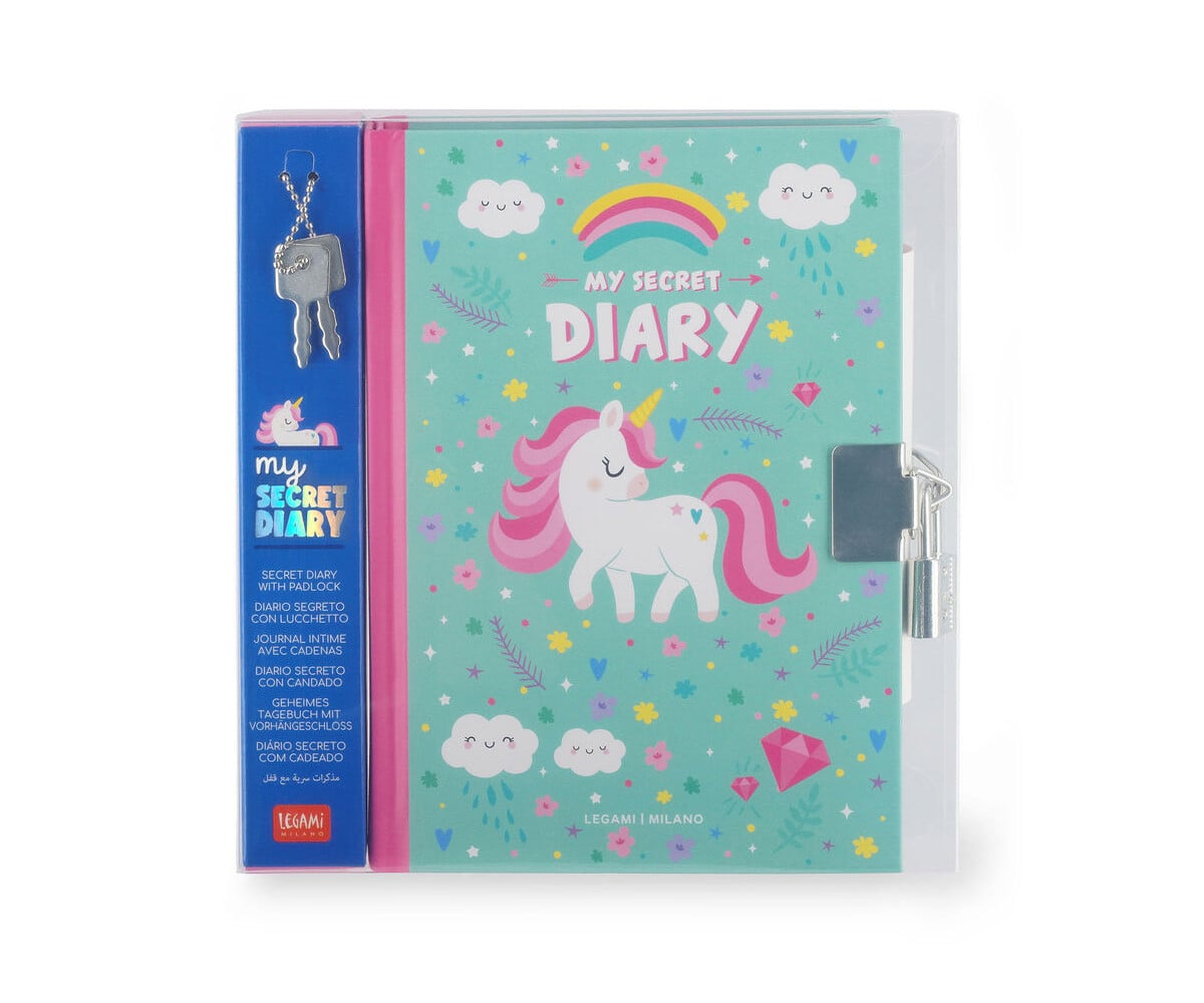 Diario Segreto con Lucchetto Unicorn