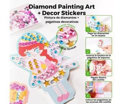 Kit Creativo 3D Diamond Art Dollhouse Fairies