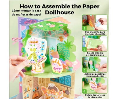 Kit Creativo 3D Diamond Art Dollhouse Fairies