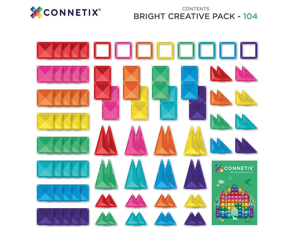Connetix 104 - Bright Creative Pack