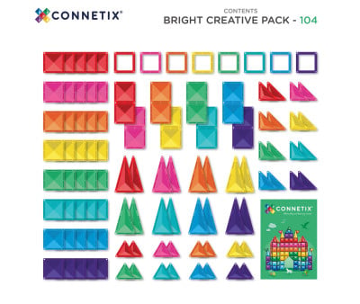 Connetix 104 - Bright Creative Pack