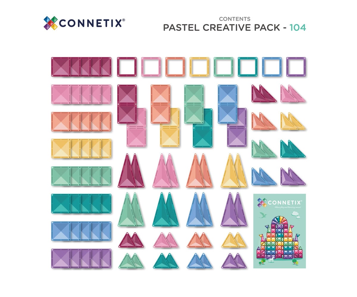 Connetix 104 - Pastel Creative Pack