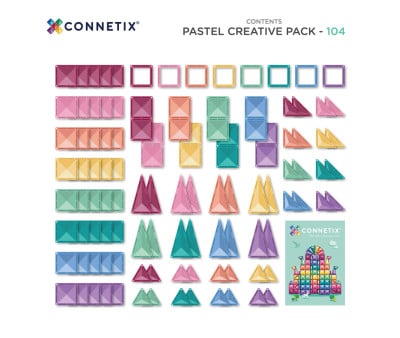 Connetix 104 - Pastel Creative Pack