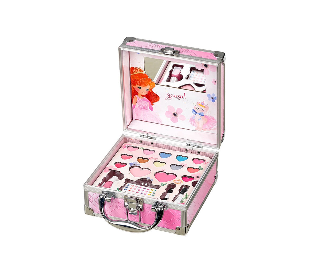 Maletín de Maquillaje Infantil Princesa 18 piezas