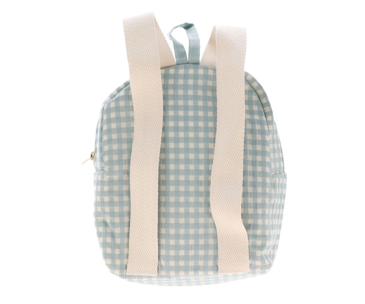 Sac à dos vichy Vert Personnalisable