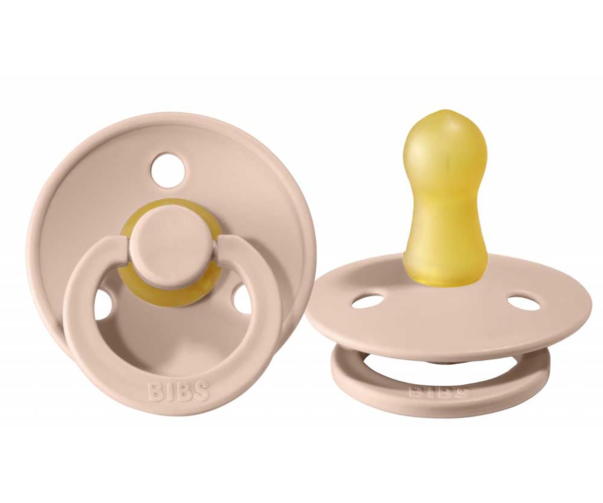2 Succhietti BIBS Colour Round Blush/Ivory
