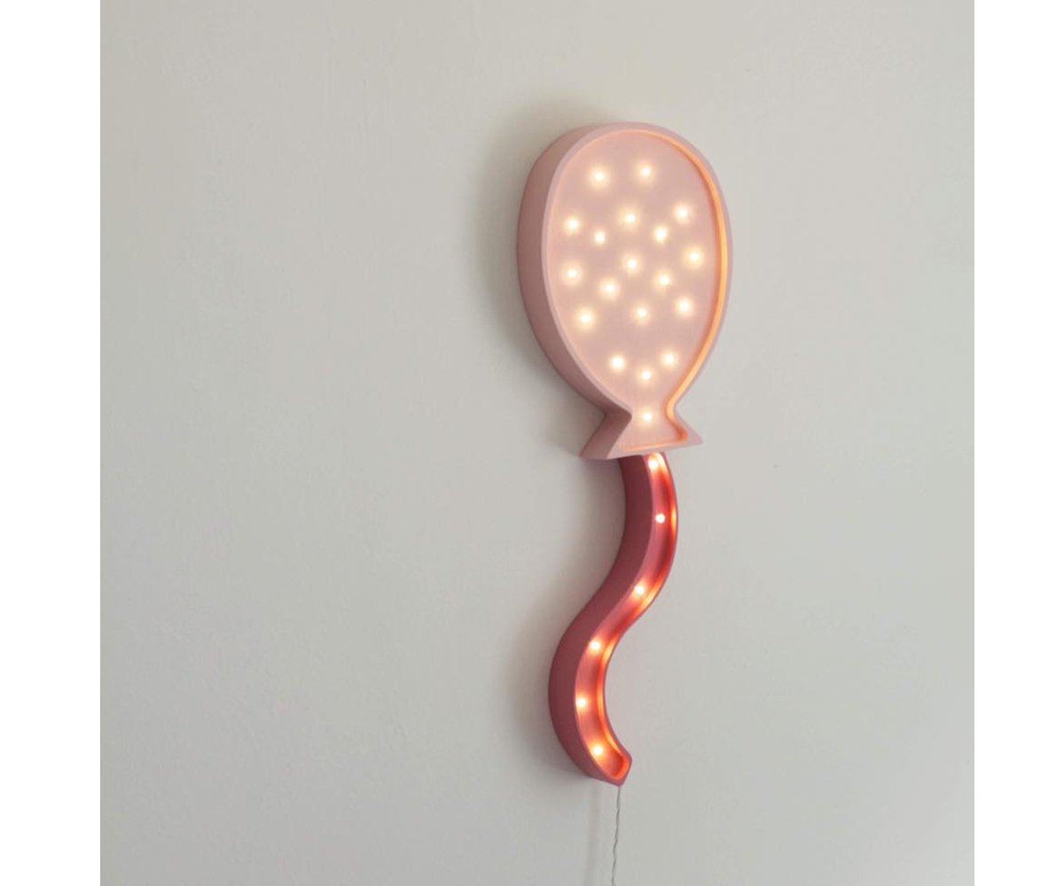 Pink Globe Lamp