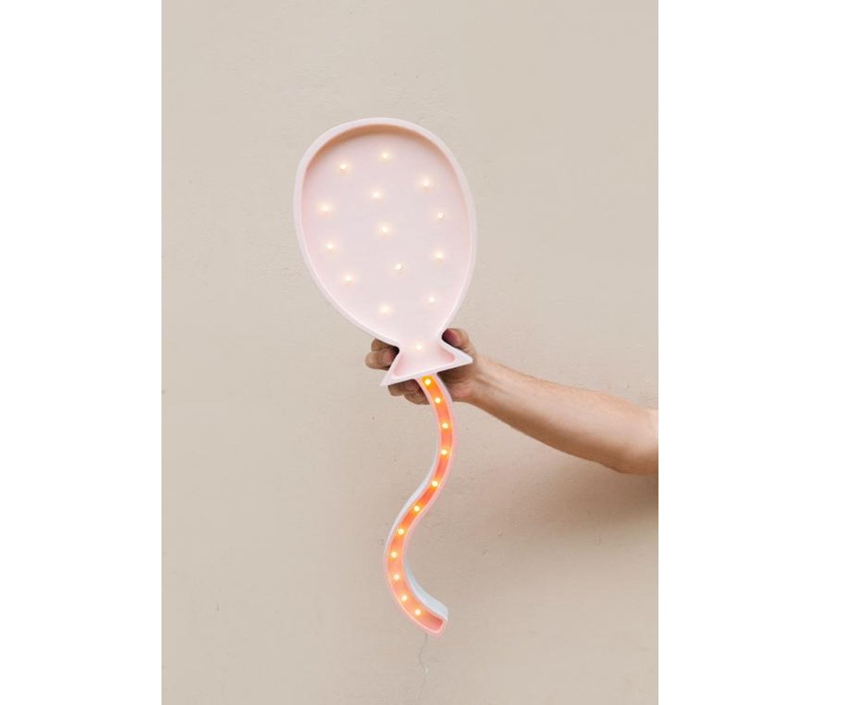 Pink Globe Lamp