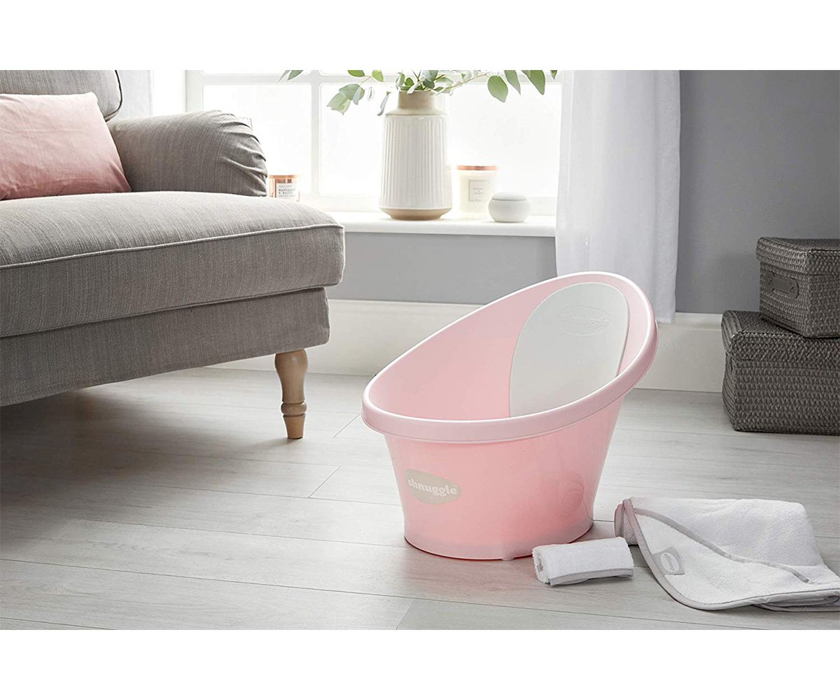 Vaschetta Shnuggle Rosa Schienale Bianco