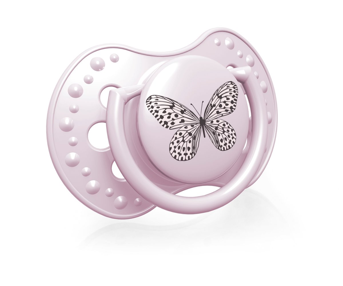 2 Chupetes Lovi Botanic Pink Vintage