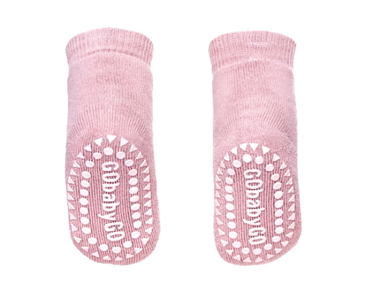 Meias Sola Anti-deslizante Rosa Claro