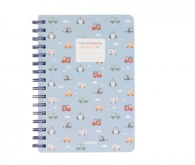 School Notebook City Cars