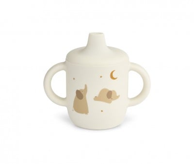 Copo de silicone Neil Sippy Cup Elephant/Creme de la Creme 