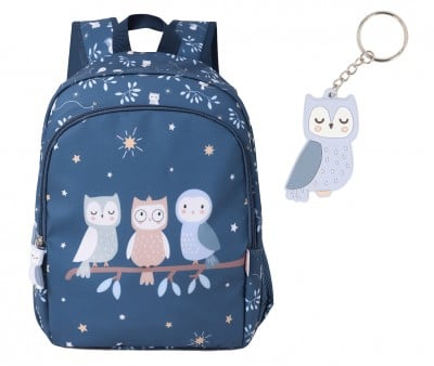 Mochila Média  + Porta-chaves Personalizável Magical Forest