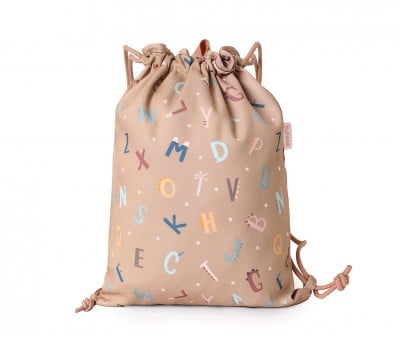 Sacca-Zaino Tela Tutete Funny Letters Personalizzabile