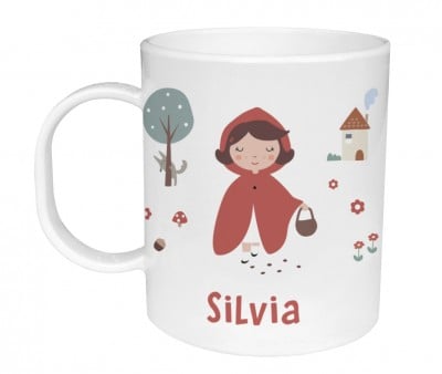 Chávena plástica personalizada Little Red
