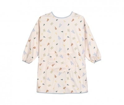 School Paint Smock Happy Fruits Light Blue