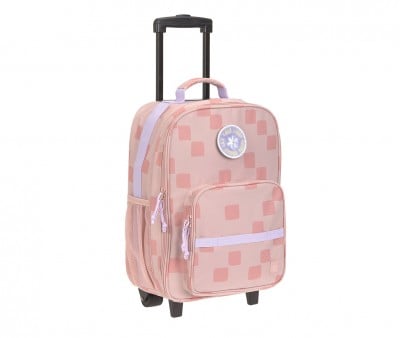 Valigia Trolley per Bambini Pattern Party Rose/Lilac