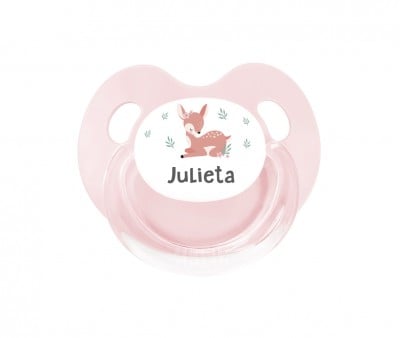 Sucette Personalisable Rétro Faon personnalisable
