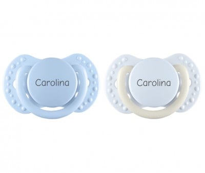 Chupetes Personalizados Lovi Mini Pastel Blue