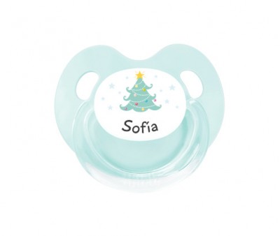 Chupeta Personalizada Retro Árvore de Natal