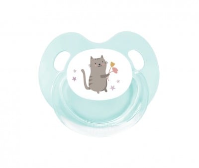 Retro Pacifier Aqua Fantastic Cat