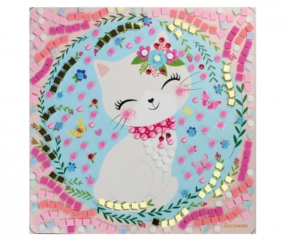 Mosaico de animais fofos