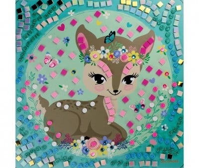 Mosaico de animais fofos