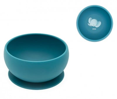 Bowl Ventosa de silicone Elephant