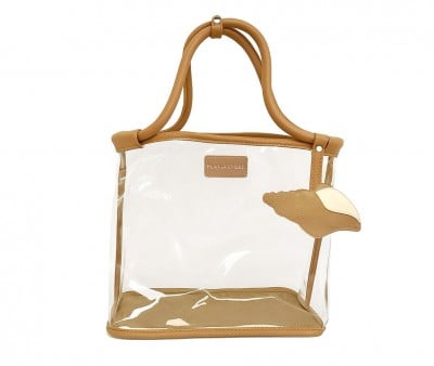 Bolsa de praia Taupe 