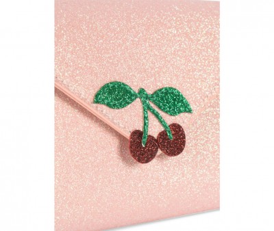 Bolso Love Letter Glitter Pink