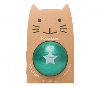 Palla Glitter Verde 15 cm