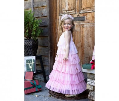 Christmas Tree Costume with Headband Blush