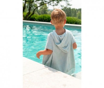 Poncho Personalizável Timboo Riviera Blue