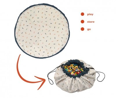Saco Reversible Play & Go Noomad Confetti