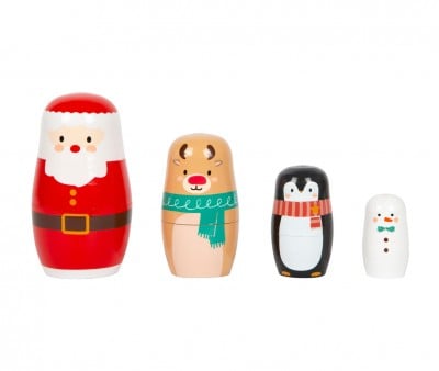 Poupées Russes de Noël 