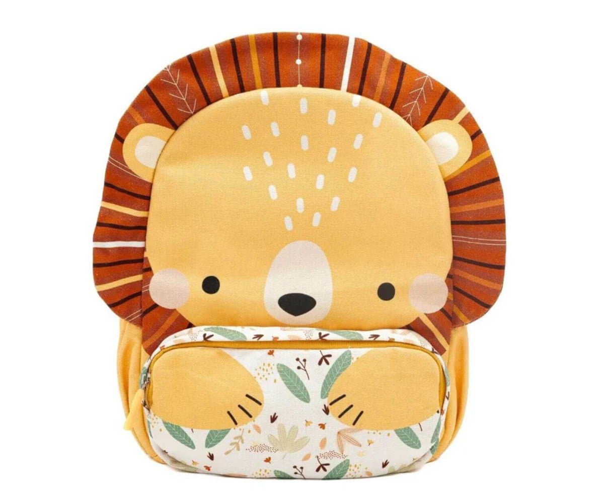 Mochila de leão grande e personalizável