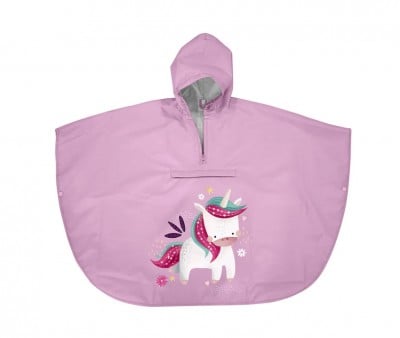 Poncho impermeável Unicórnio