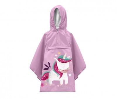 Poncho impermeável Unicórnio