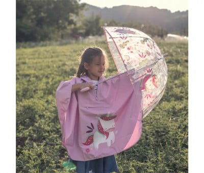Poncho impermeável Unicórnio